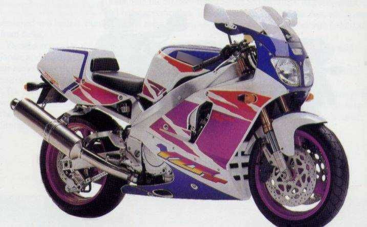 Стикери Yamaha 750 YZF 1993г.-1994г. лепенки Ямаха yzf750r юзф графики