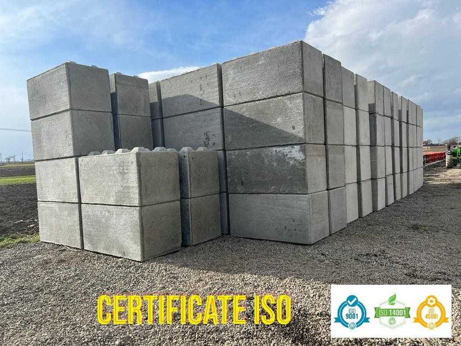 Blocuri din beton foarte rezistente  - Certificate ISO