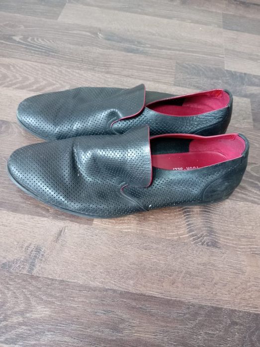 Натуральные кожанные туфли