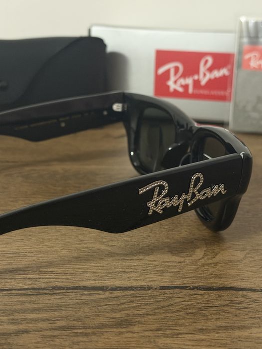 Ochelari de soare Ray-Ban x A$AP Rocky Wayfarer Puffer (RB 4940B) – Set complet