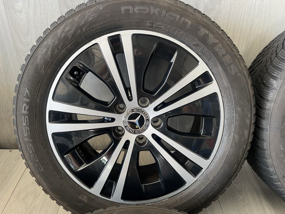 Оригинални джанти 17 цола 5х112 за Мерцедес Е-класа W213/S213 със зимни гуми 225/55/17