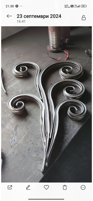 Машина за угъване на профили и плътно желязо