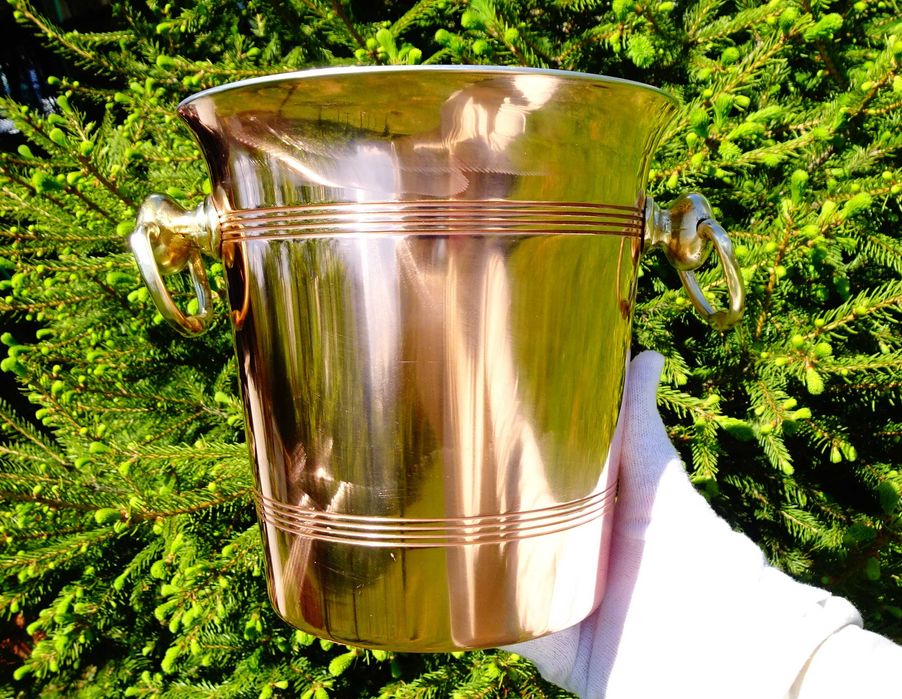 Френска медна шампаниера 1 кг.,8 литра.