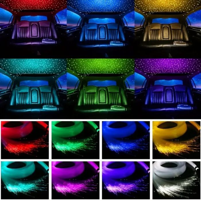 Kit plafon instelat, 500 fire / 0.75mm / 2-3m, cu twinkle + aplicatie