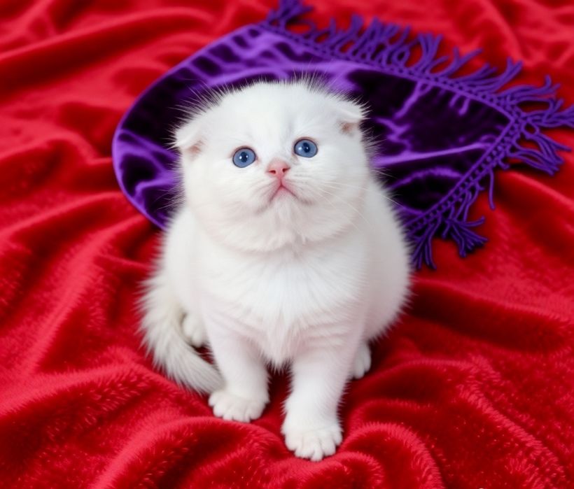 Продается шикарный котенок Белый мальчик.