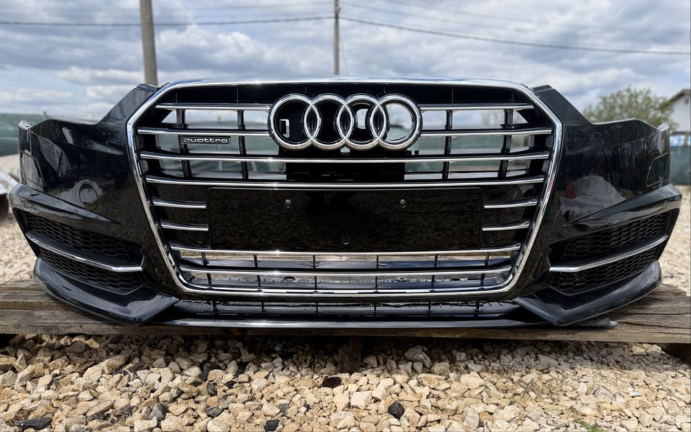 Предна Броня ОРИГИНАЛ Audi A6 C7 4G / S-Line / 2017г. Ауди А6 Ц7