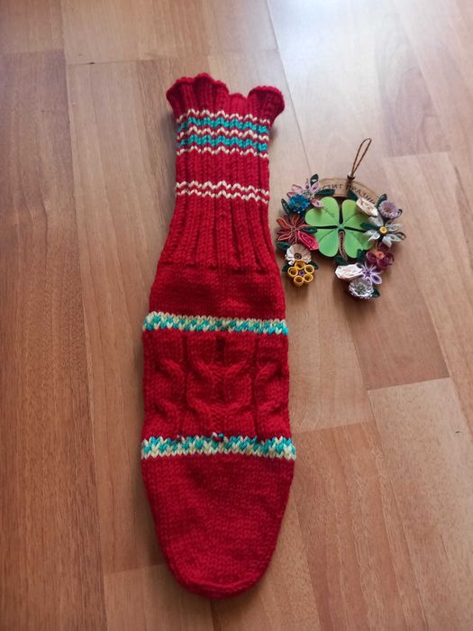 Ръчно плетени чорапи.