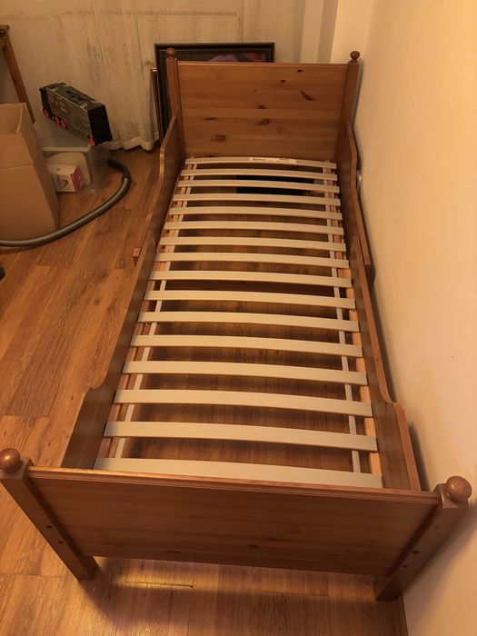 Pat IKEA copii 3 dimensiuni, lemn, stare excelenta!