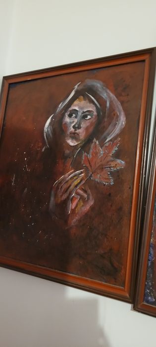 Tablouri pictura rama lemn 70×50 cm