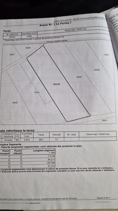 2500€/Ar,10 Ari.  3000€/Ar,5 Ari. Zona rezidentială TeraplastArena !!