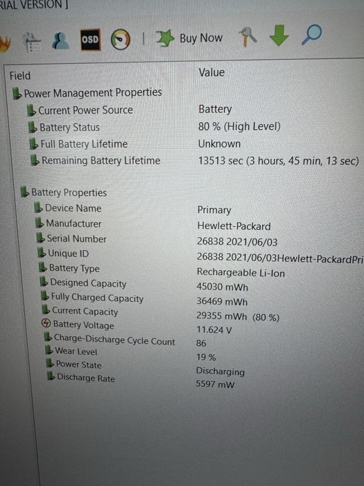 HP ProBook 450 G8 i5-1135G7, 8GB, 256GB SSD, FHD, stare excelentă