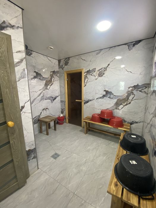 Баня на дровах .