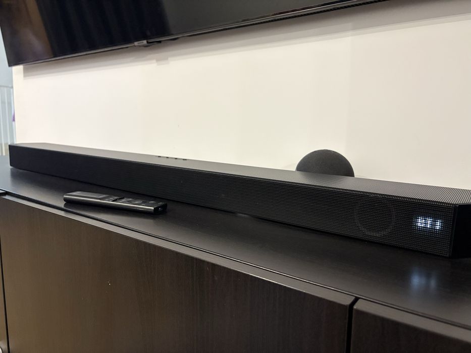 Soundbar Samsung HW-Q600B, 3.1.2, 360W, Bluetooth, Dolby Atmos, Subwoofer Wireless, negru