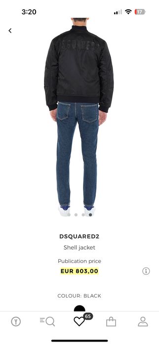 Dsquared2 bomber biker jacket