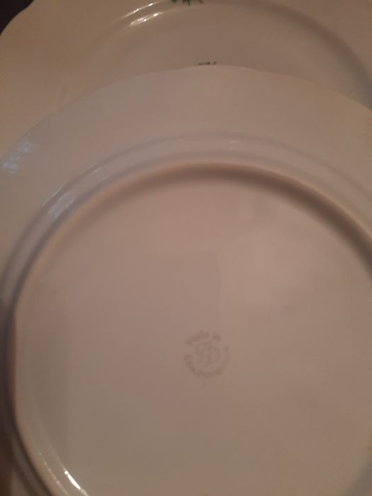 Тарелки фарфор павлин япония