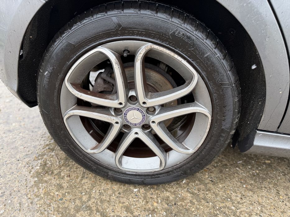 Jante mercedes R17 5x112 cu anvelope vara 215/50r17 dot2024
