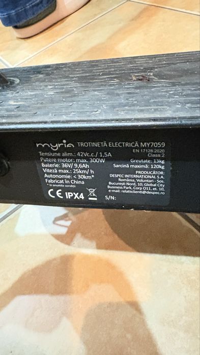 Vand trotineta electrica Myria MY7059