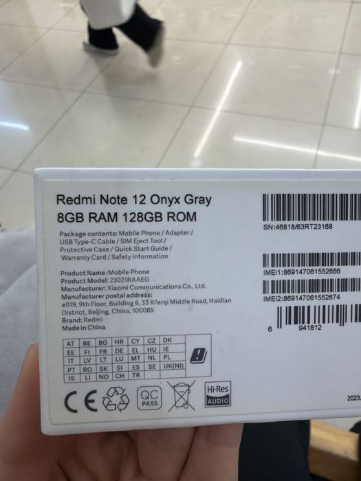 Redmi note 12 4g