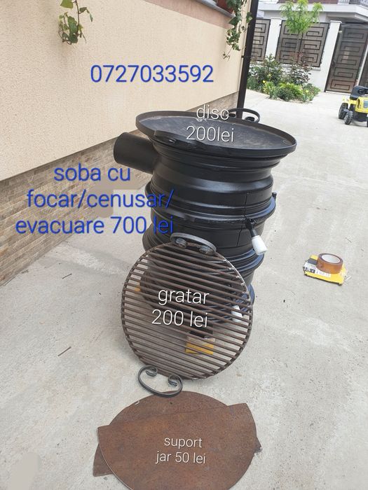 Soba/pirostrie pentru disc/taler/gratar  sau ceaun