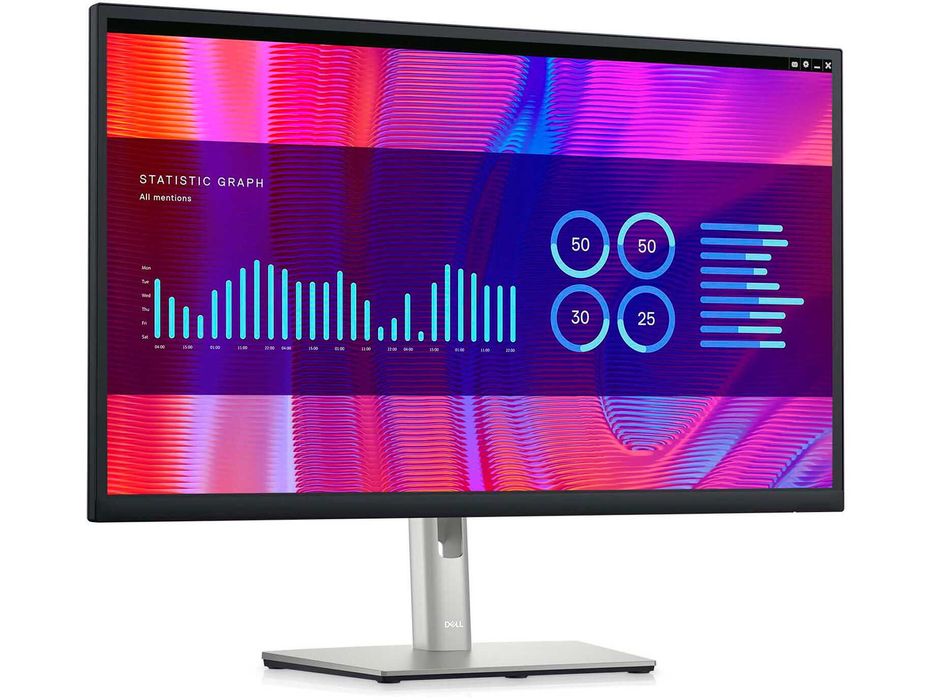 Професионален монитор Dell P2723DE (2560x1440). ГАРАНЦИЯ до 11.2026г.