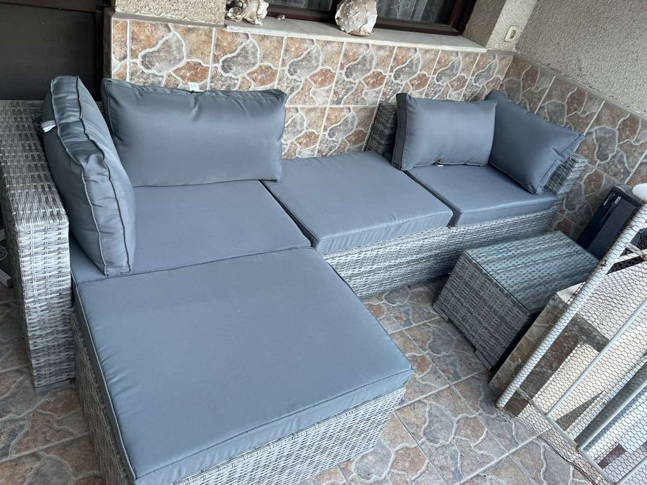 НОВ Градински Сет Мебели От РАТАН!