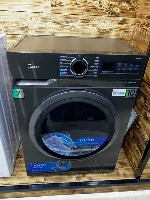 Стиральная машина Midea MF01712BS40T-C 7 КГ + Доставка БЕСПЛАТНО