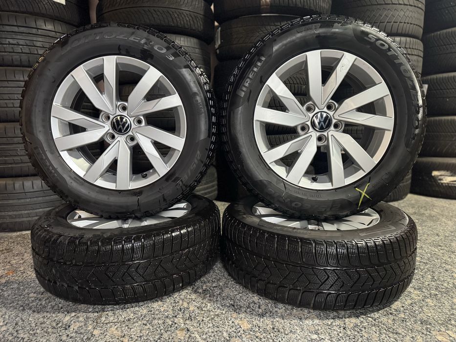 Set jante originale VW Aragon 16 anvelope iarnă Pirelli Passat B8