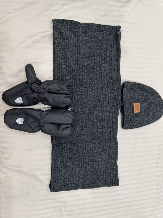 Набор шапка, шарф, перчатки