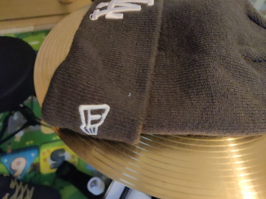 New Era, Caciula cu broderie logo League Ess, Maro inchis, 56-62 CM