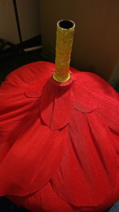 Floare gigant bujor hârtie creponata floristica