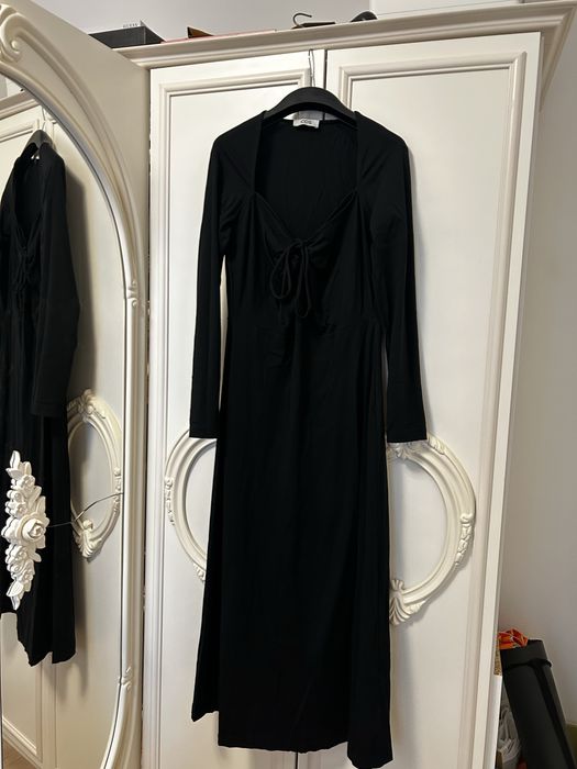 COS rochie neagra maxi