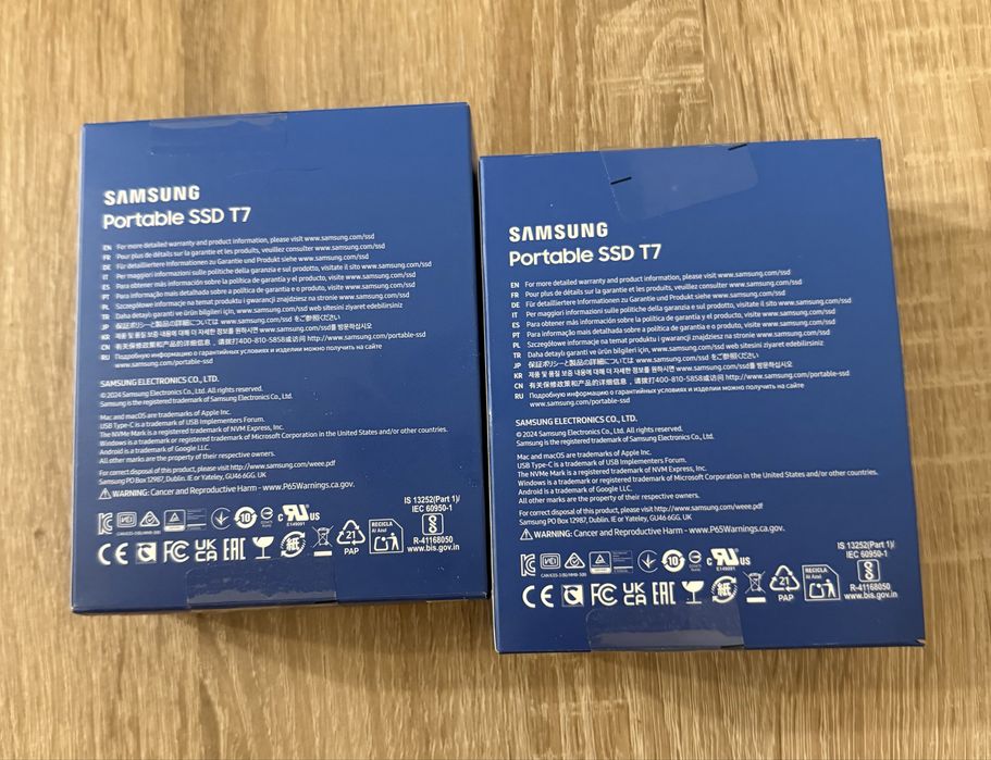 SSD Portabil 1TB Samsung T7 NOU SIGILAT ! / Portable ssd Hard Disc HDD