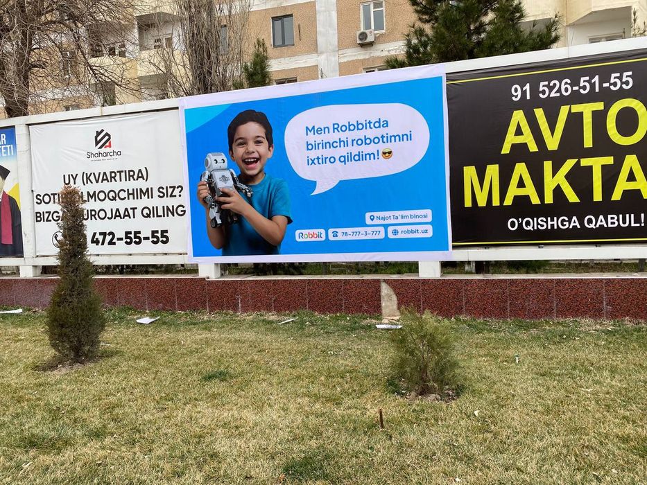 Ташки реклама // билборд // лед экран // республика буйлаб