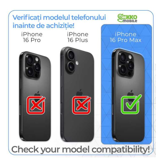 Калъф iShield, Съвместим с iPhone 16 Pro Max, Матов