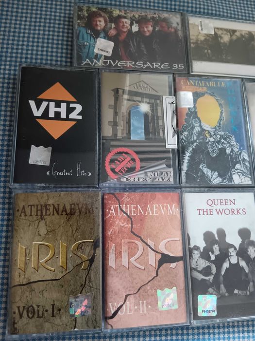 Caseta audio,Rock,Iris,Vama veche,Phoenix, Timpuri noi,Cargo,Queen,VH2