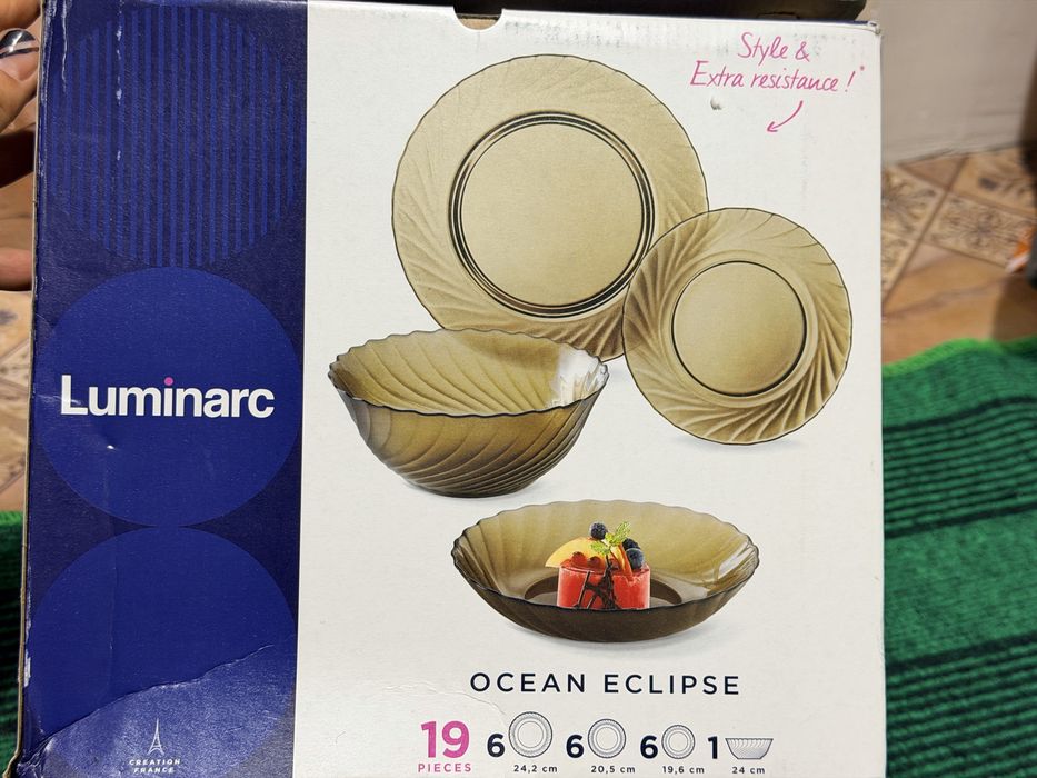 Luminarc Ocean Eclipse столовый сервизи сотилади (19 бўлакли)