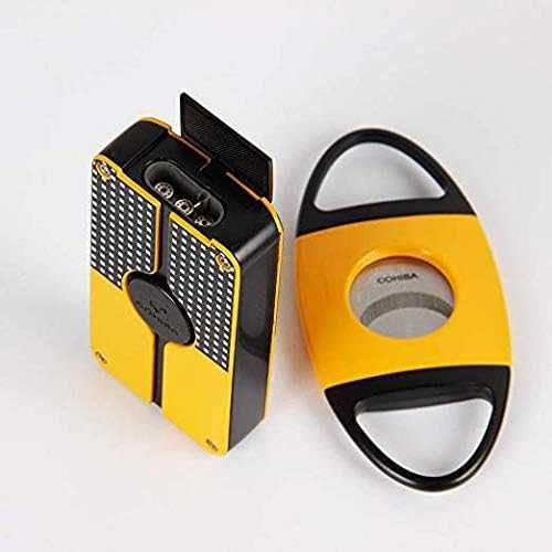 Подаръчен комплект от запалка с пънчър и ножица за пури