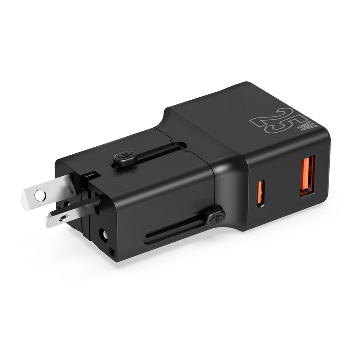 Зарядно устройство Mobile Origin Travel adapter, EU/US/UK/AU, 25W