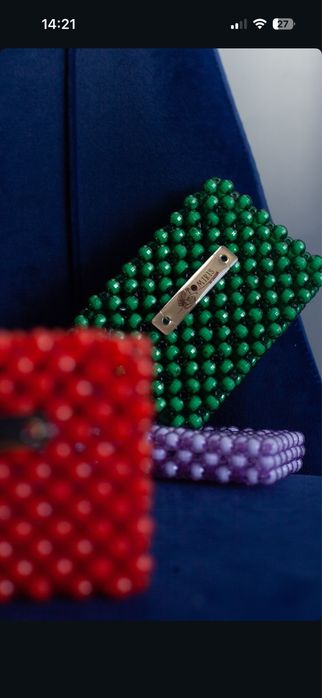 Сумки из хрусталя и бусин