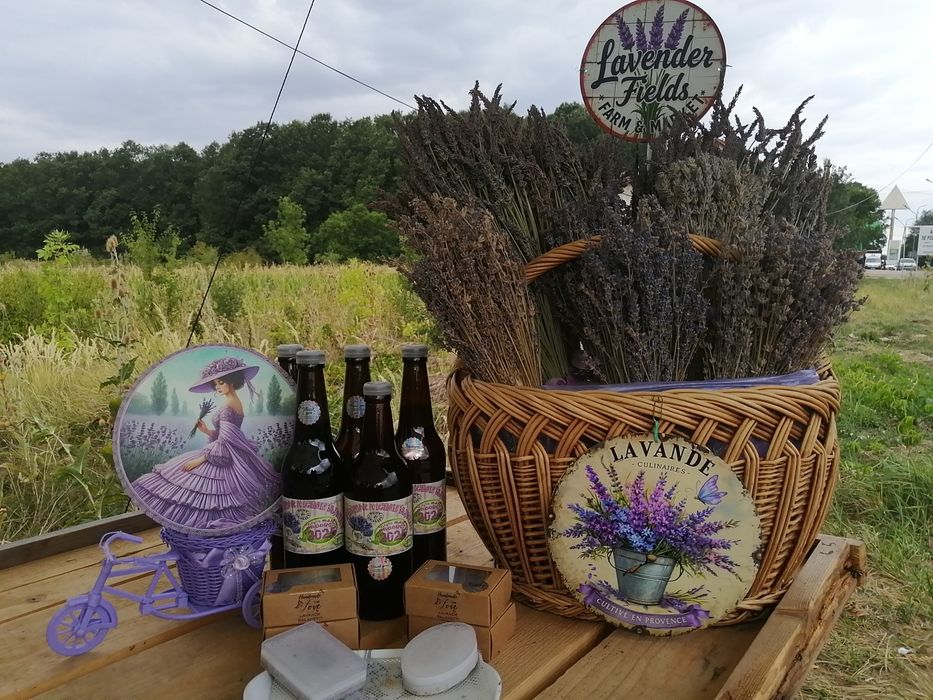 Buchete, sapun cu lavanda, sirop de lavanda, lumanari, saculeti cu lav