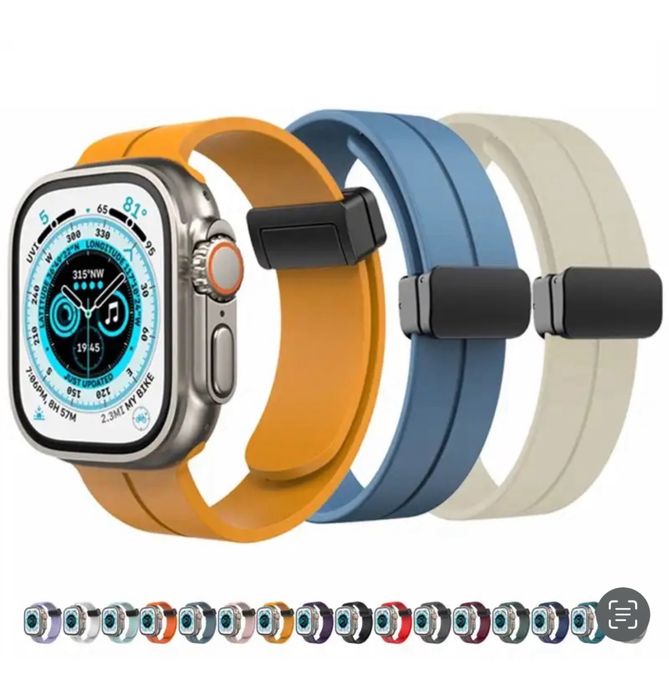 Curea Husa Silicon Magnetic Incarcator Ceas Apple Watch Iphone