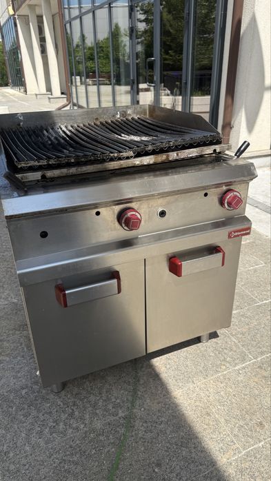 Plita electrica burgeri/grill roca vulcanica