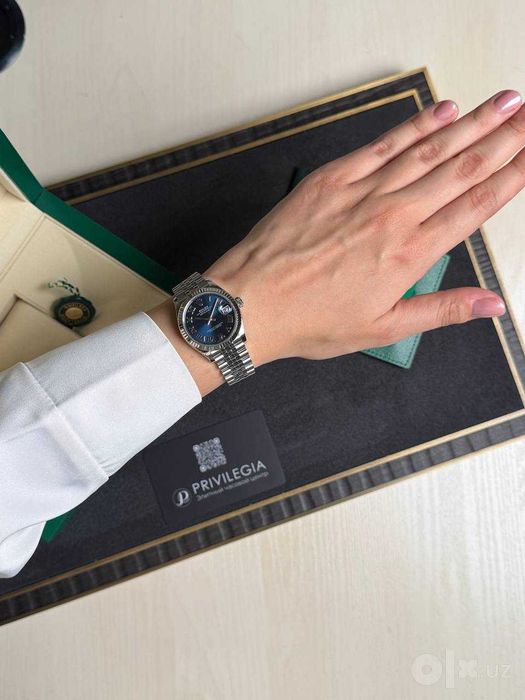 Rolex Datejust 31mm Steel and White Gold азуро