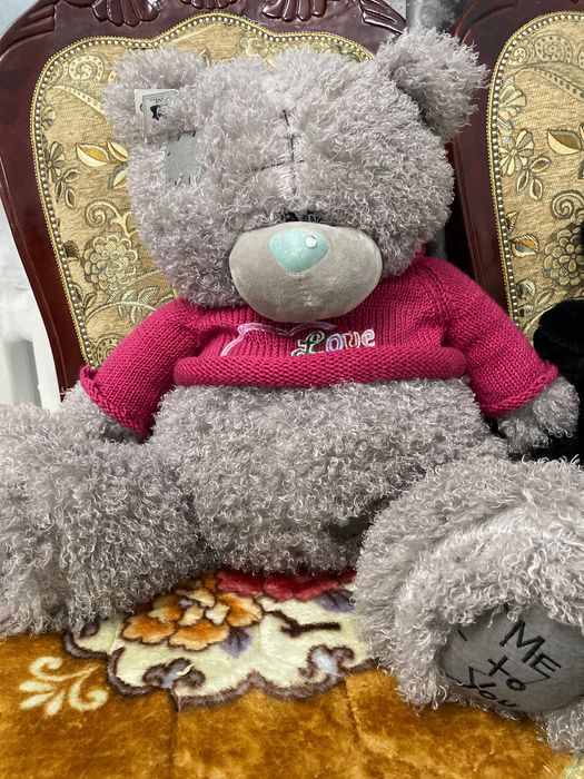 Мишка плюшевый белый