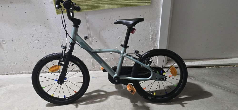 Bicicleta 16 inch 4-6 ani Discover 900 Verde copii