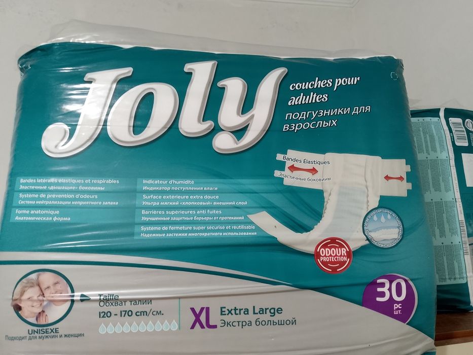 Продам подгузники Joly 3 , 4