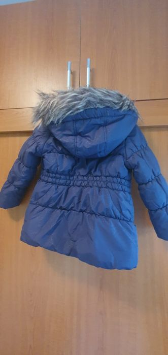 Geaca fetita bleumarin