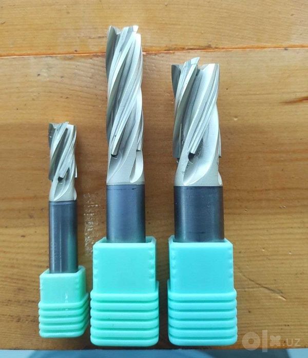 Твердосплавная фреза концевая CNC c плоским торцом, сферическим концом