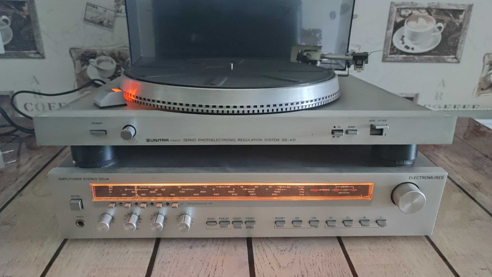 Amplituner Delia și pickup Unitra