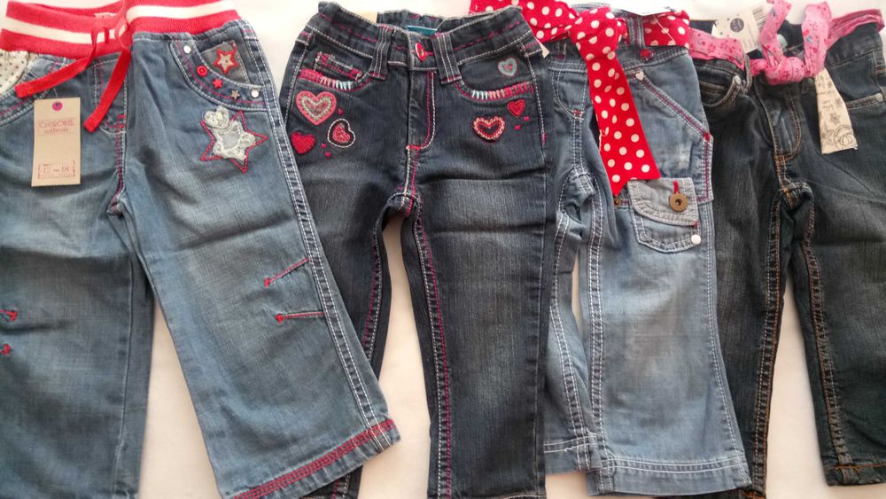 Различни модели нови дрешки за момиче, 12-18 мес.